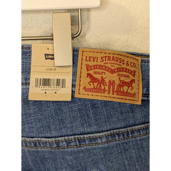 Levis 711 Skinny Jeans Distressed Soft Stretchy High Rise Womens Size 22 W - Picture 6 of 7